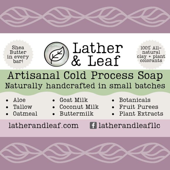 Apple Cider Donut Cold Process Soap Natural Handcrafted Artisan Soap Bar - Picture 4 of 4